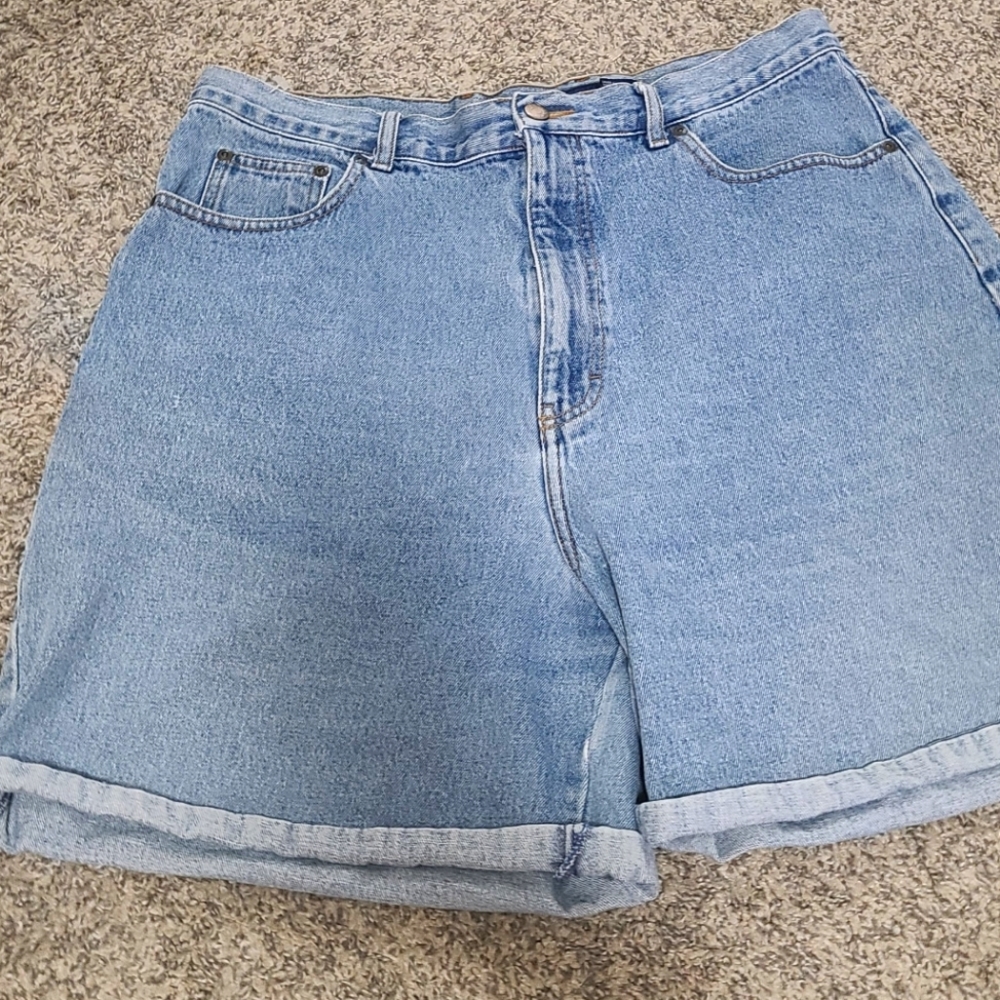 Vintage plus size Eddie Bauer  denim shorts
